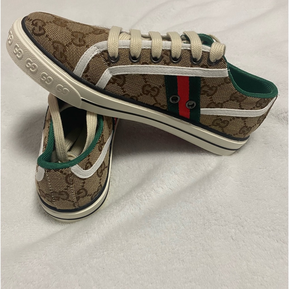 Gucci Brown and Beige Sneakers - Picture 4 of 5